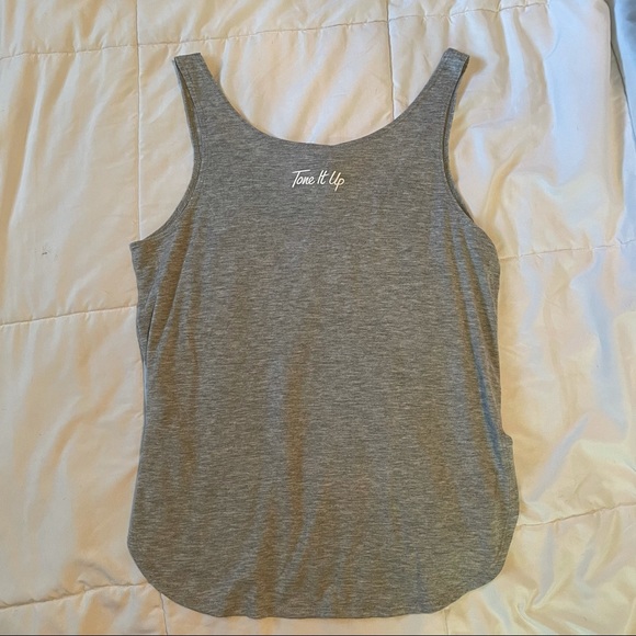 Tone it up messy bun gettin it done tank - Picture 3 of 6